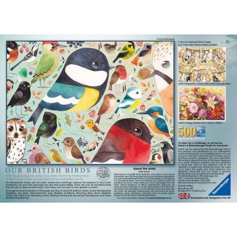 Our British Birds 500pc Jigsaw Puzzle Extra Image 2